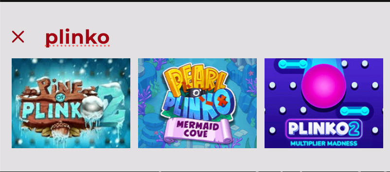 trouvez les jeux plinko directement dans le catalogue