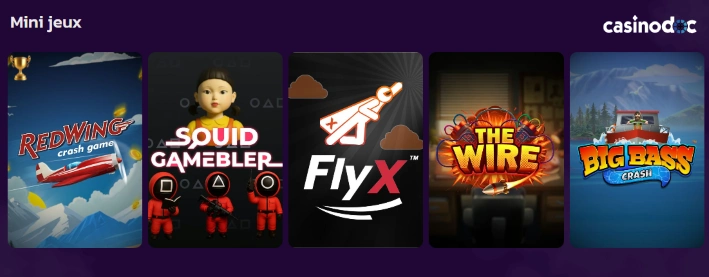 mini jeux sur brutal casino