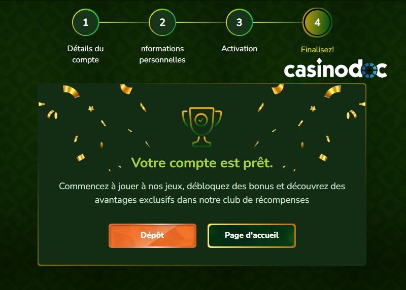 votre compte est pret avis spinmillion