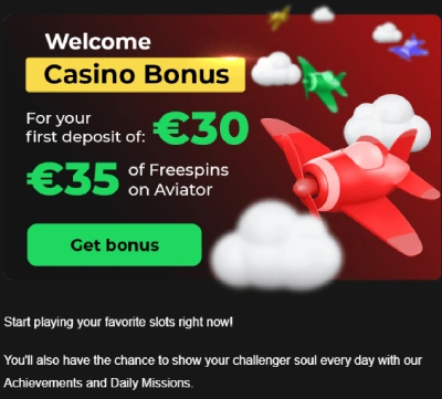 Bonus Aviator sur Betify Casino