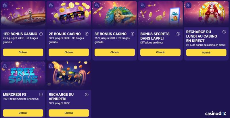 Promotions Libet casino