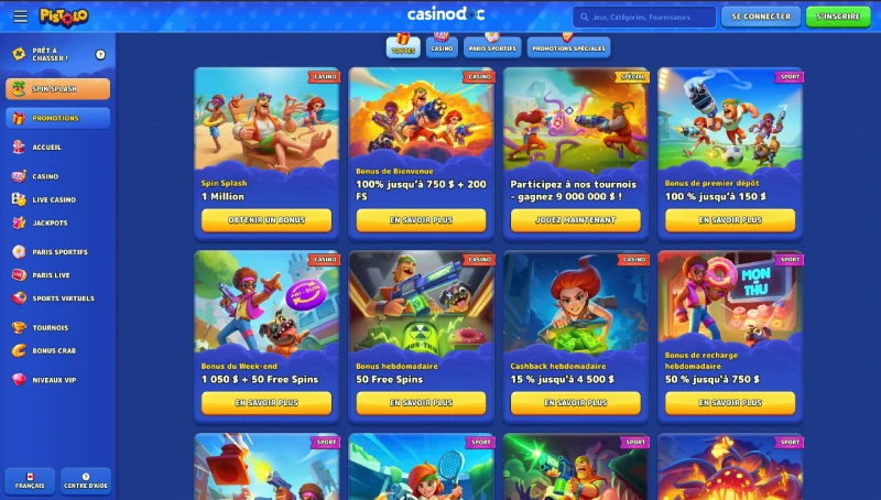Promotion Pistolo Casino