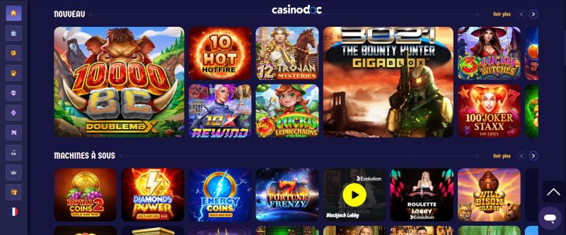 Jeux de casino sur ZeusWin