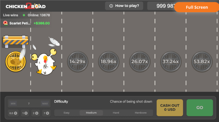 collision sur chicken road 2