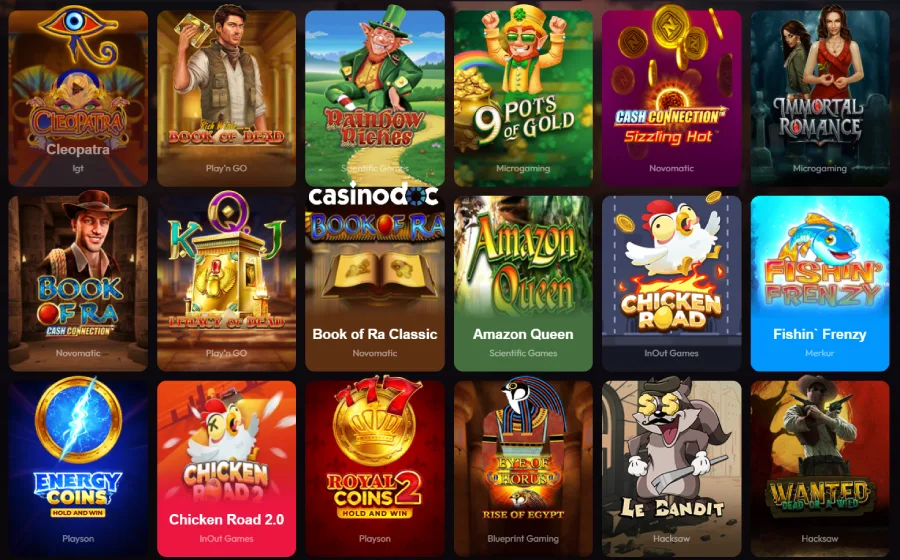 machines à sous sur mad casino