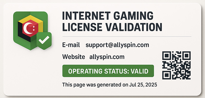 Licence Anjouan de Allyspin Casino