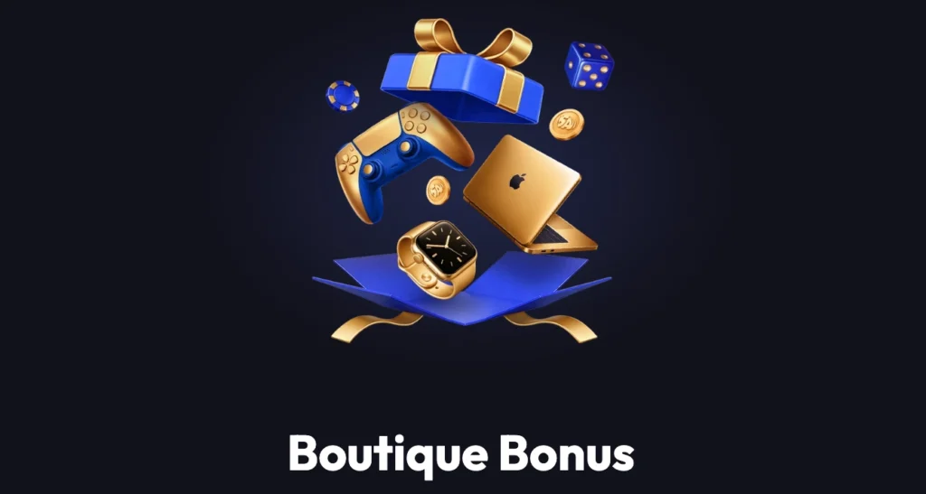 Illustration de la boutique de bonus casino sur Spinaura casino en ligne.