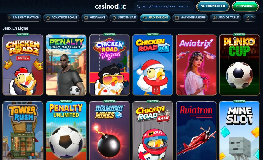 mini-jeux sur millioner casino