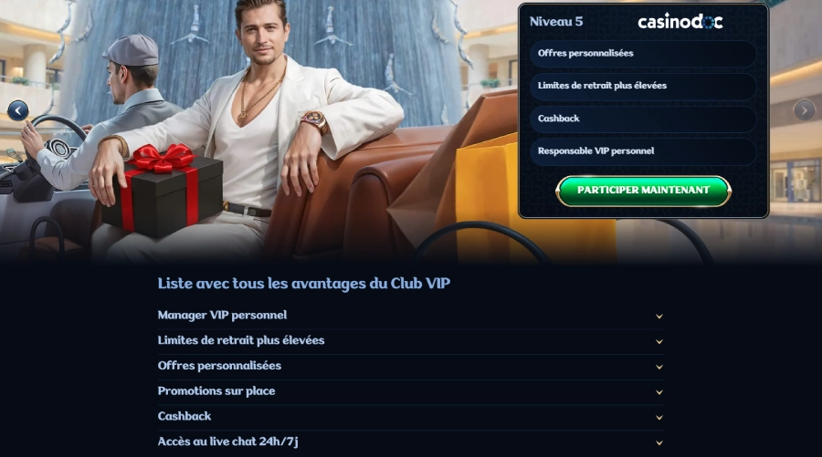 programme vip millioner casino