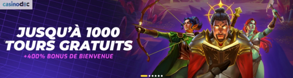 Bonus de bienvenue Cosmobet
