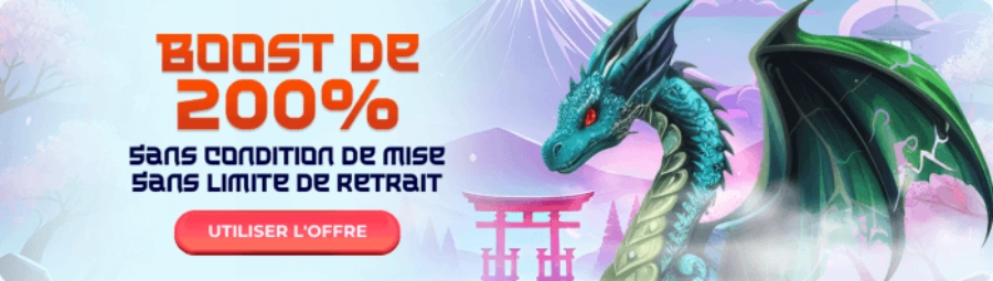 Bonus de bienvenue Spin Dynasty