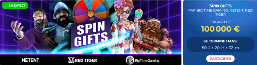 Spin Gifts sur Spin Dynasty