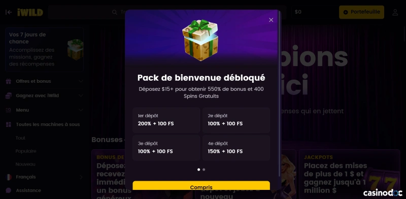 inscription étape 4 iWild