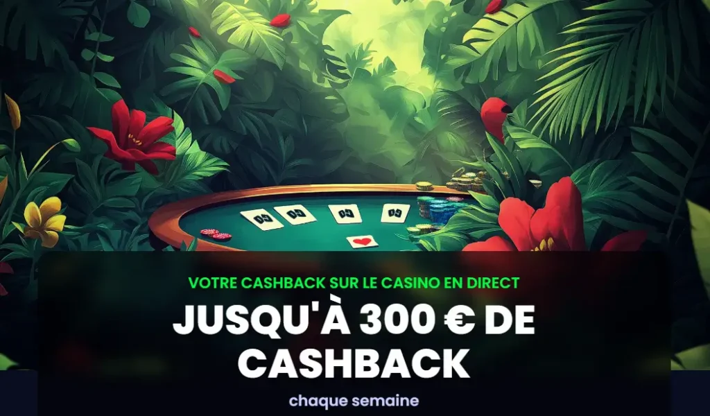 cashback live hebdomadaire pampago