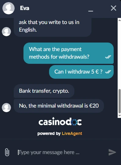 service client uspin casino