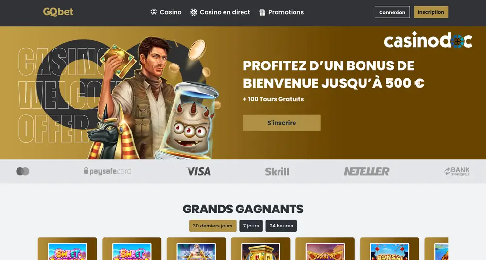 s'inscrire gqbet