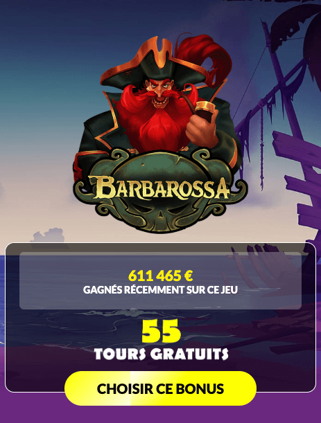 Obtenir 55 tours gratuits sans dépôt avec le code BARBA55 sur Kings Chance