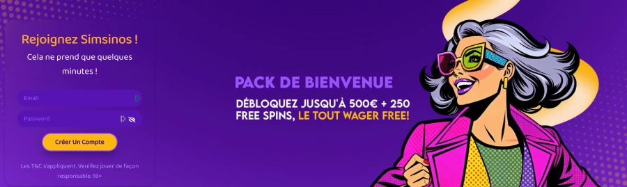 Simsinos casino dépôt 10 euros