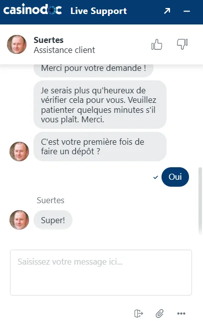 service client sur dudespin