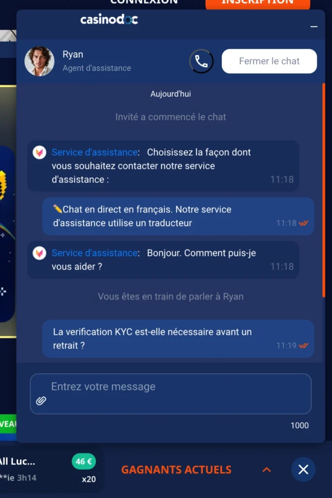 Assistance client