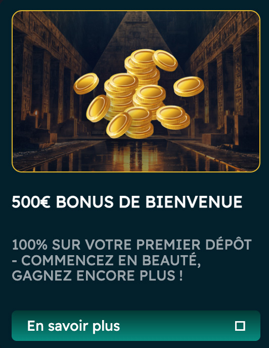 bonus de bienvenue amon casino