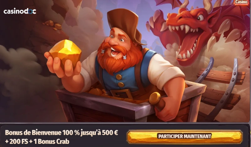 bonus de bienvenue Dragonia