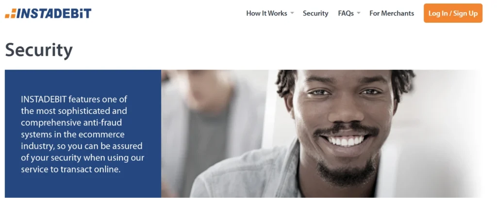 sécurité instadebit