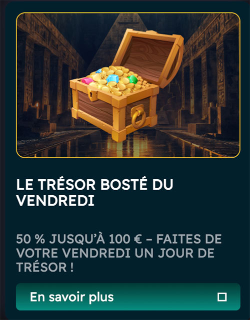 le trésor bosté du vendredi amon casino