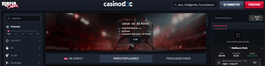 paris sportifs mafia casino ca