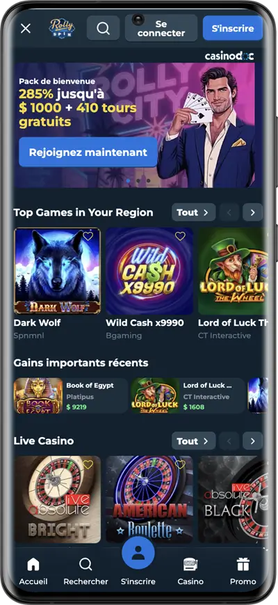 version mobile rollyspin casino