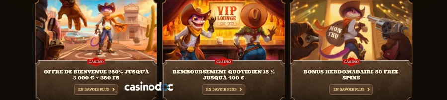 Autres promotions Lizaro casino