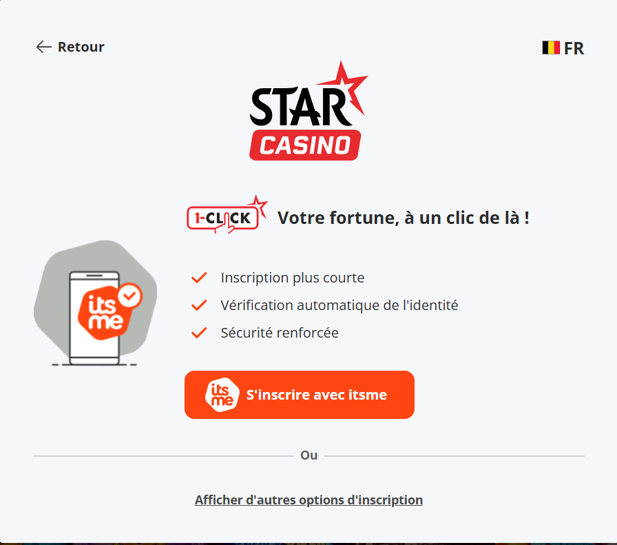 inscription et activation du bonus sans dépôt star casino