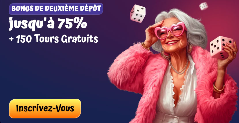 Bonus de deuxième dépôt spingranny