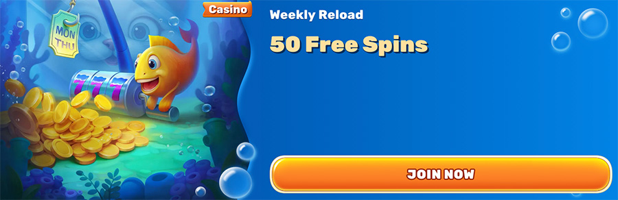 bonus reload hebdomadaire spinfin