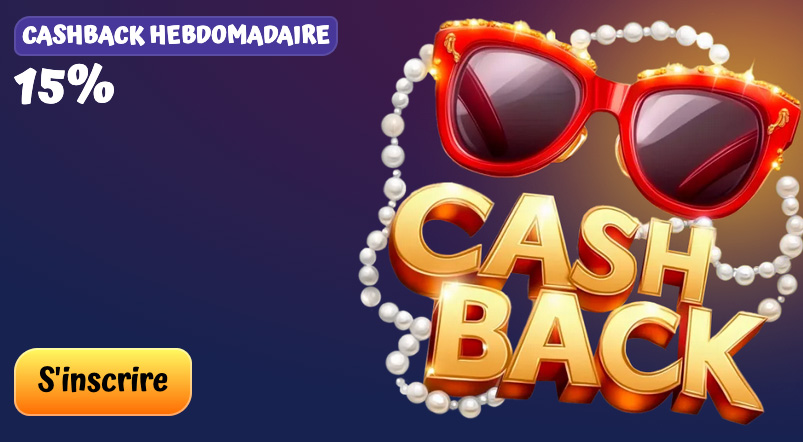cashback hebdomadaire