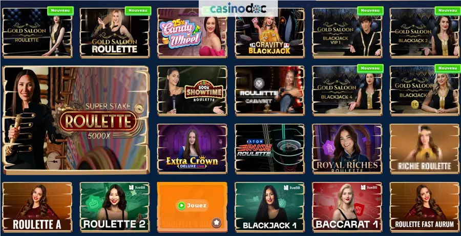 casino en direct wazamba