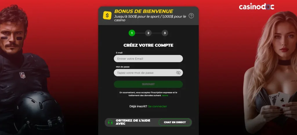 inscription étape 2 powerplay