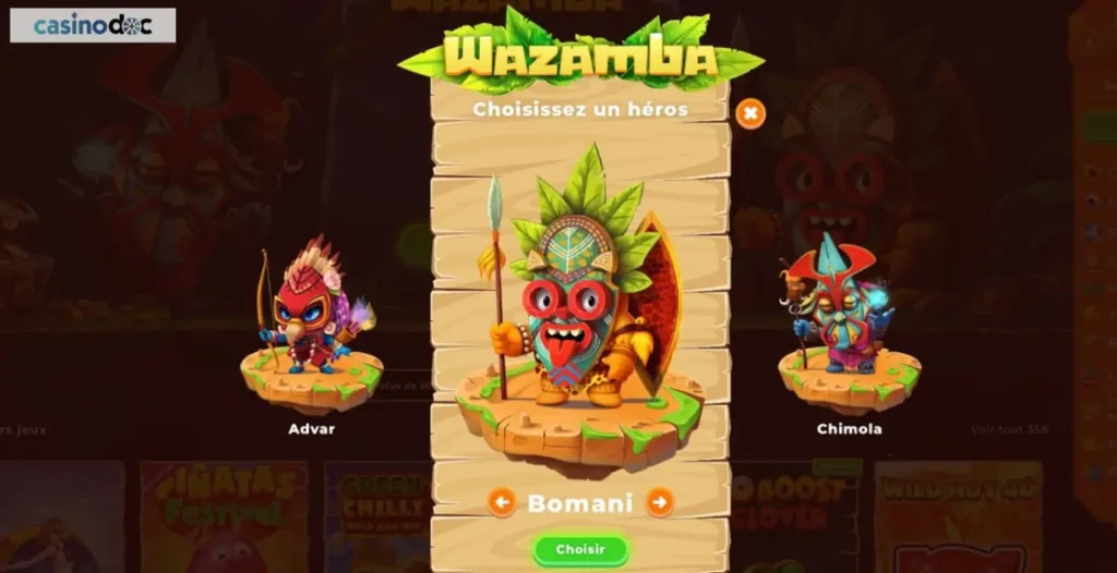 inscription étape 2 wazamba