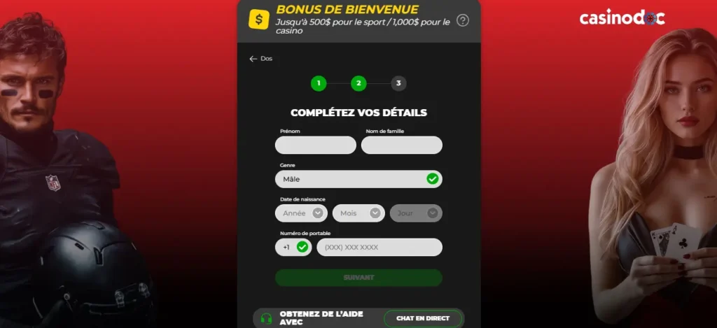 inscription étape 3 powerplay