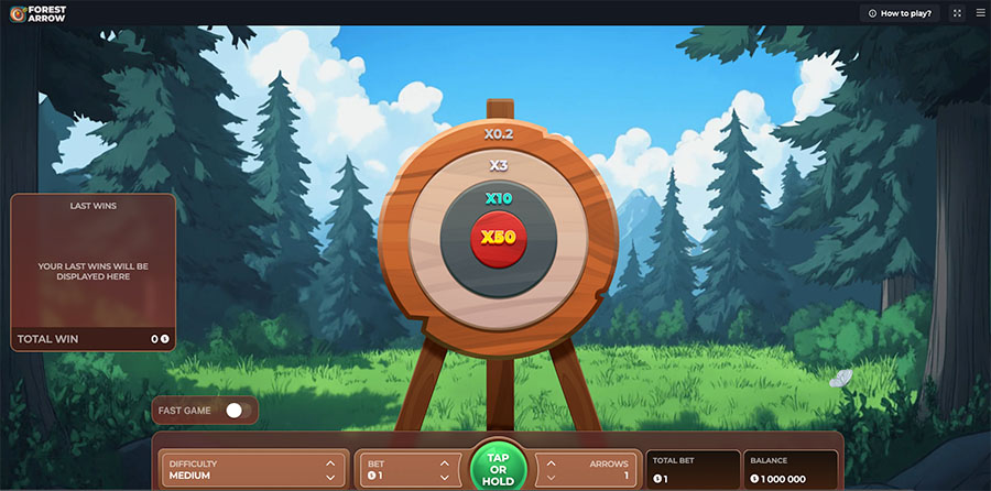 jouer en demo sur forest arrow