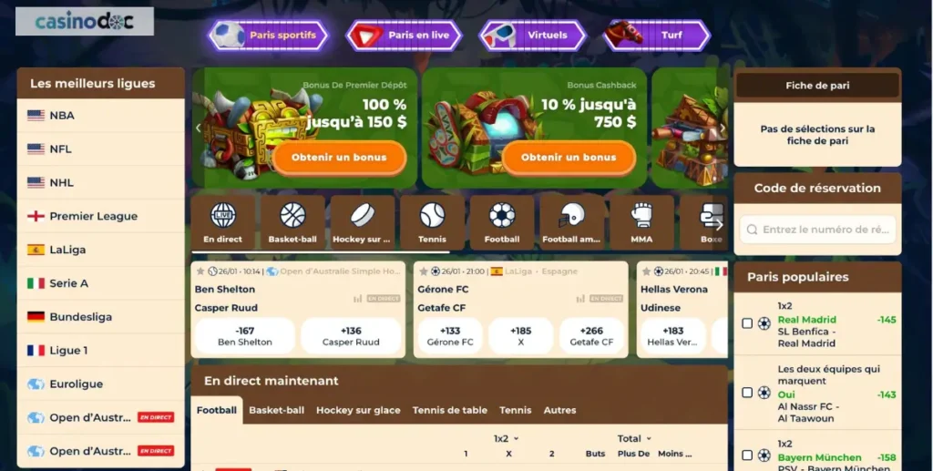 paris sportifs wazamba