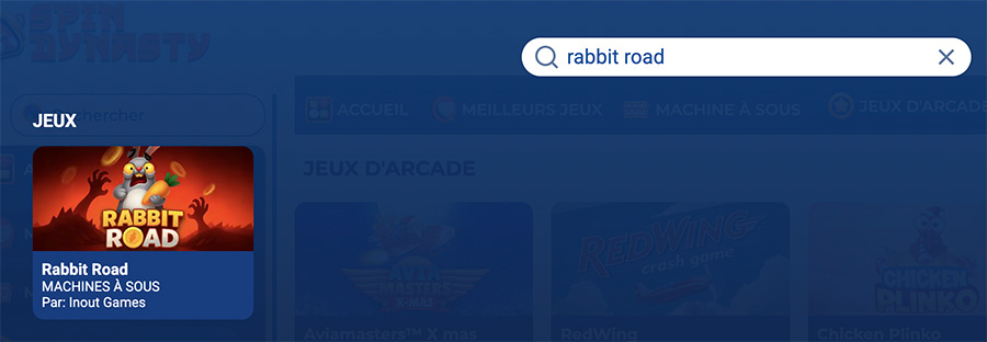 rabbit road disponible sur spin dynasty