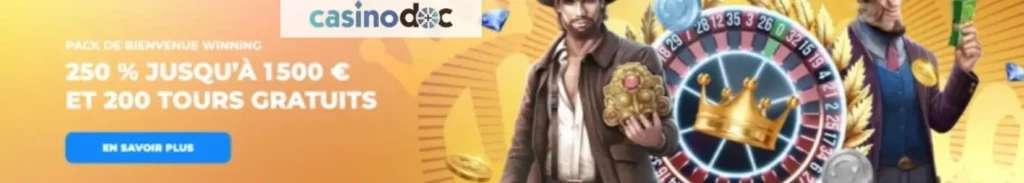 winning casino bonus 200 pour cent