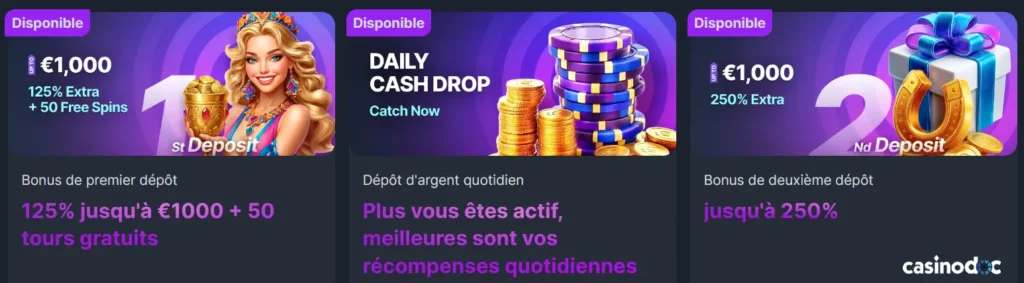 autres promotions bravo play casino