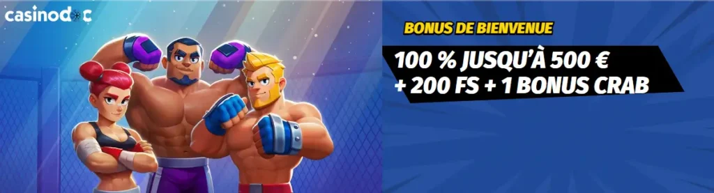 bonus de bienvenue big clash casino
