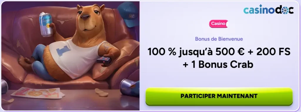 bonus de bienvenue spinbara