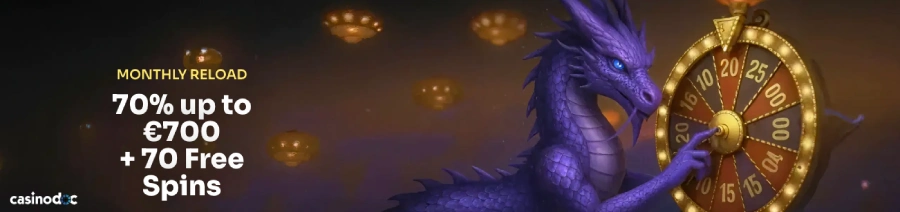 bonus monthly reload spindragons