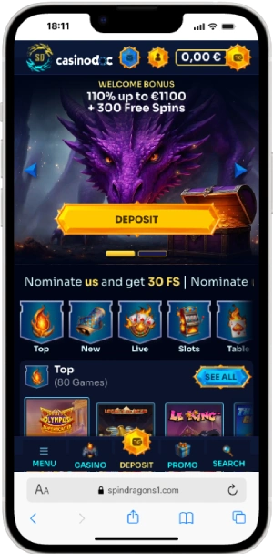interface mobile spindragons