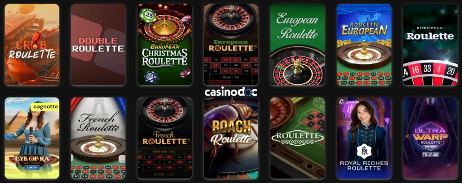 jeux de table sur MondCasino