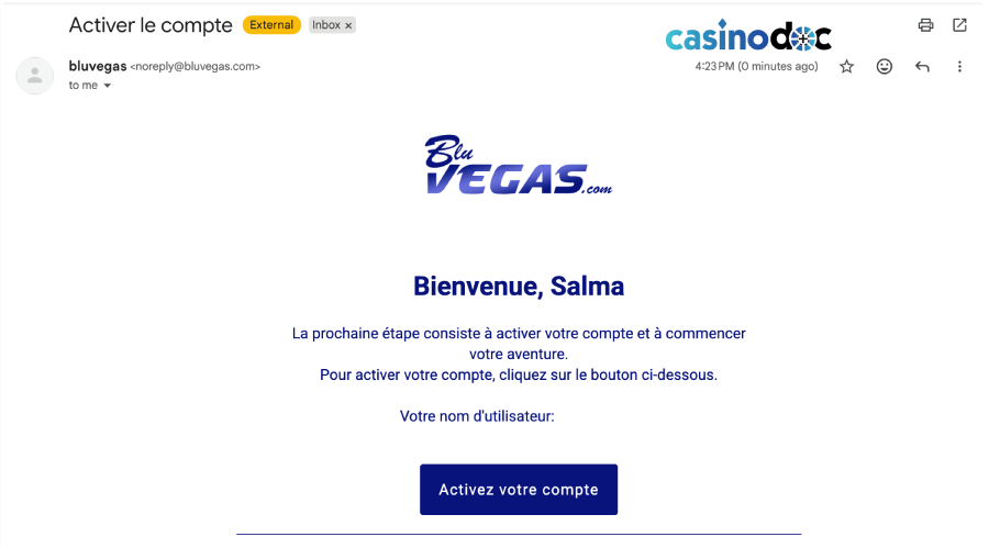 inscription étape4 bluvegas